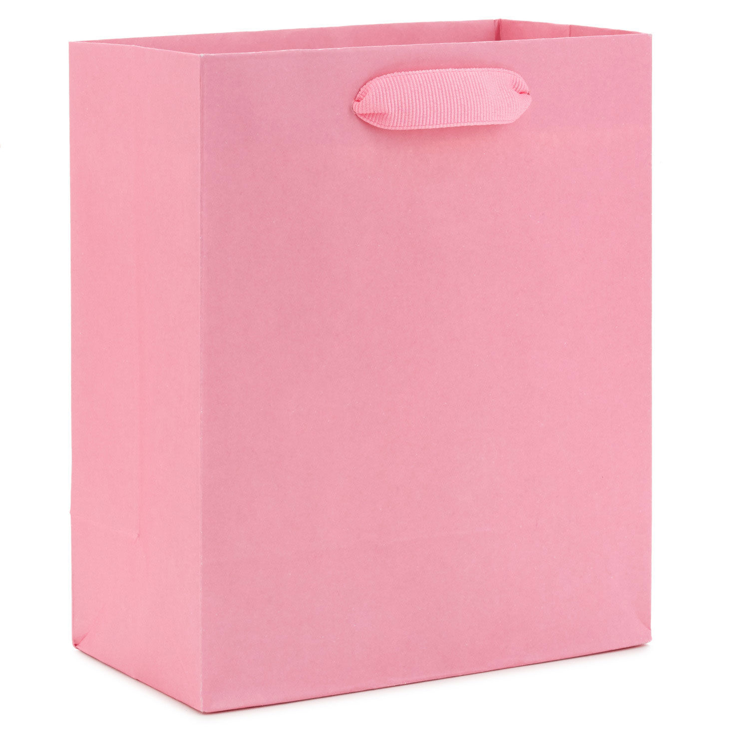 6.5" Solid Pink Small Gift Bag
