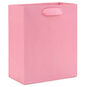 6.5" Solid Pink Small Gift Bag, Pink, large image number 1