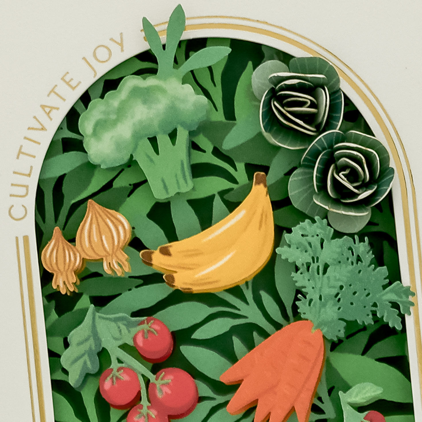 Vegetable Garden Harvest Blank Card Card Front Detail image number 3