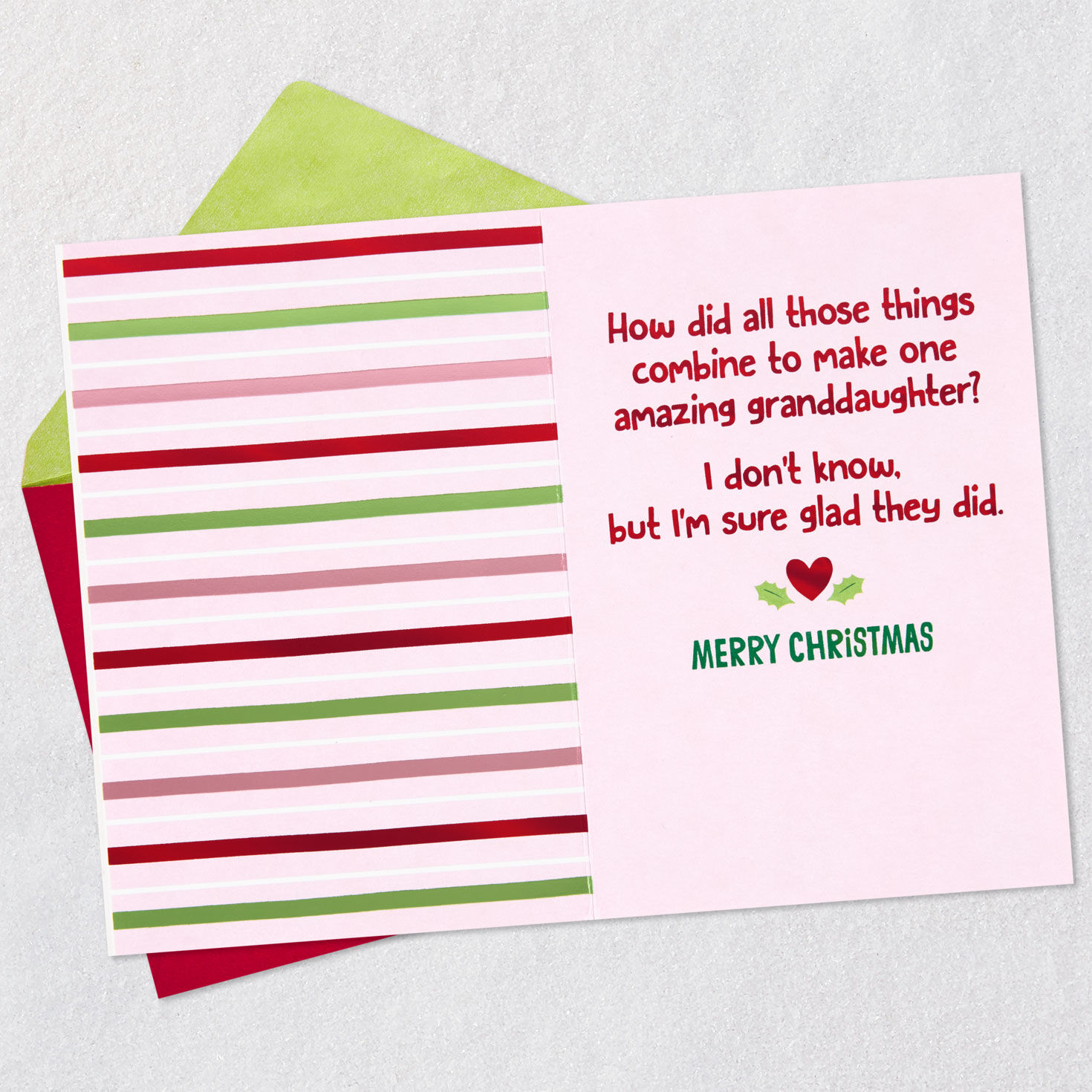 One Amazing Granddaughter Christmas Card for only USD 4.99 | Hallmark