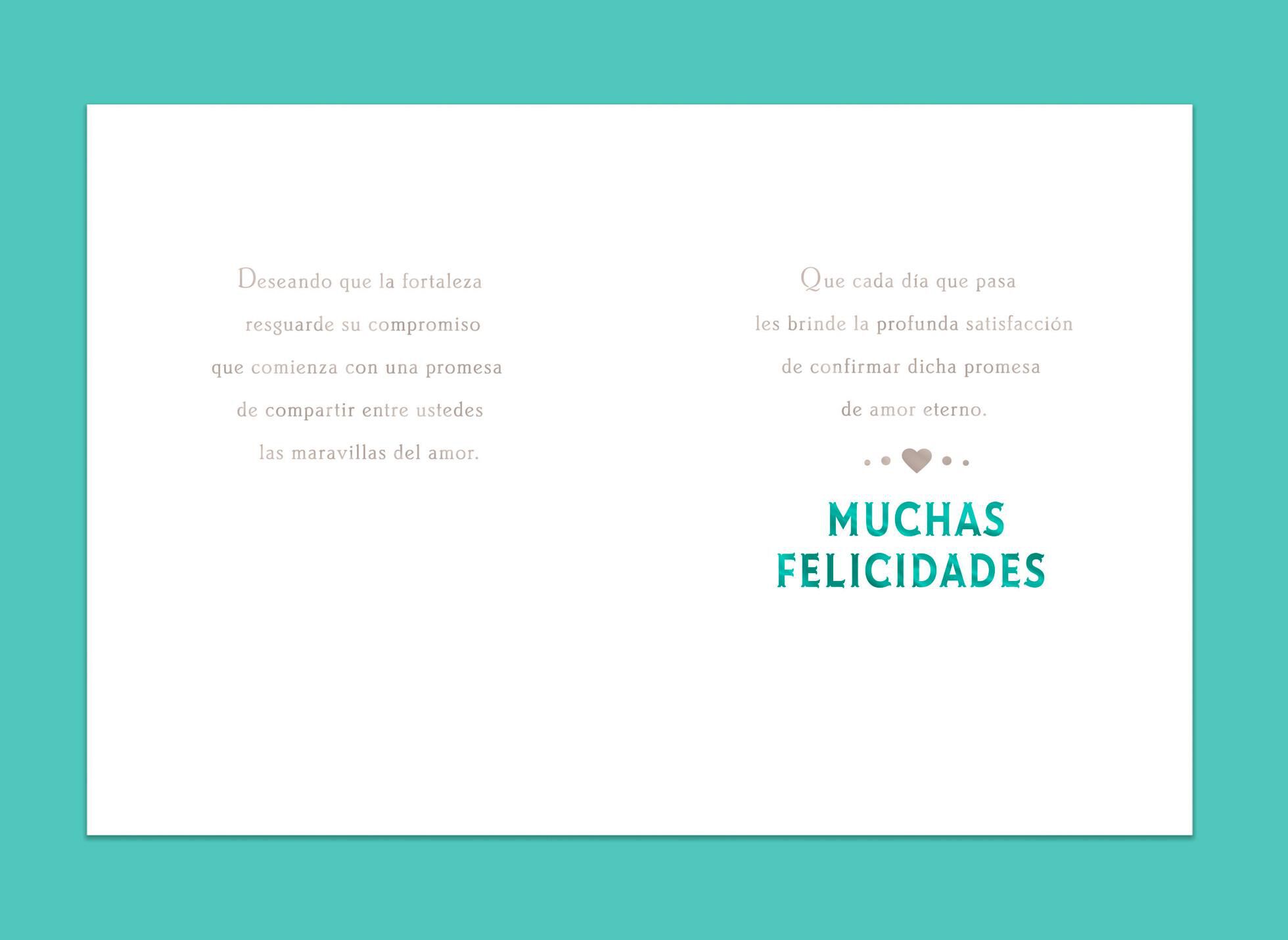 To Love and to Grow Spanish-Language Wedding Card