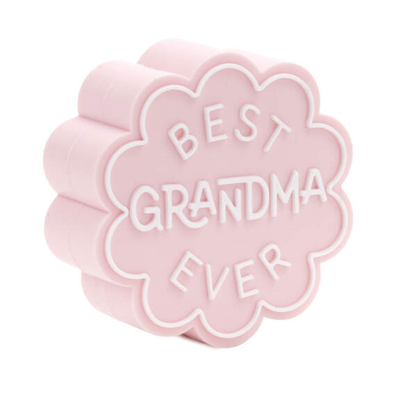 Charmers Best Grandma Ever Pink Silicone Charm