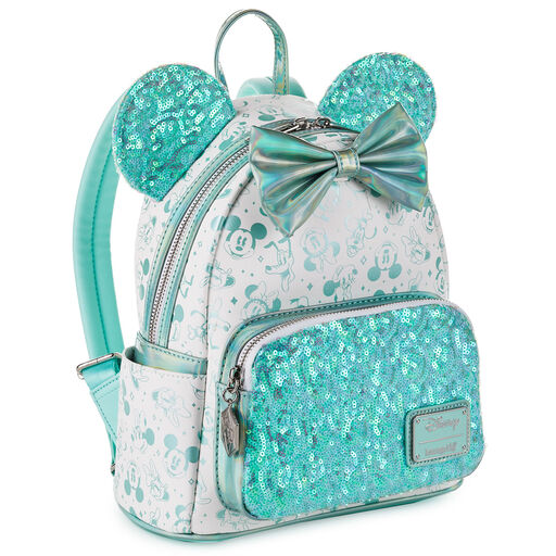 Loungefly Disney 100 Years of Wonder Holographic Mini Backpack, 