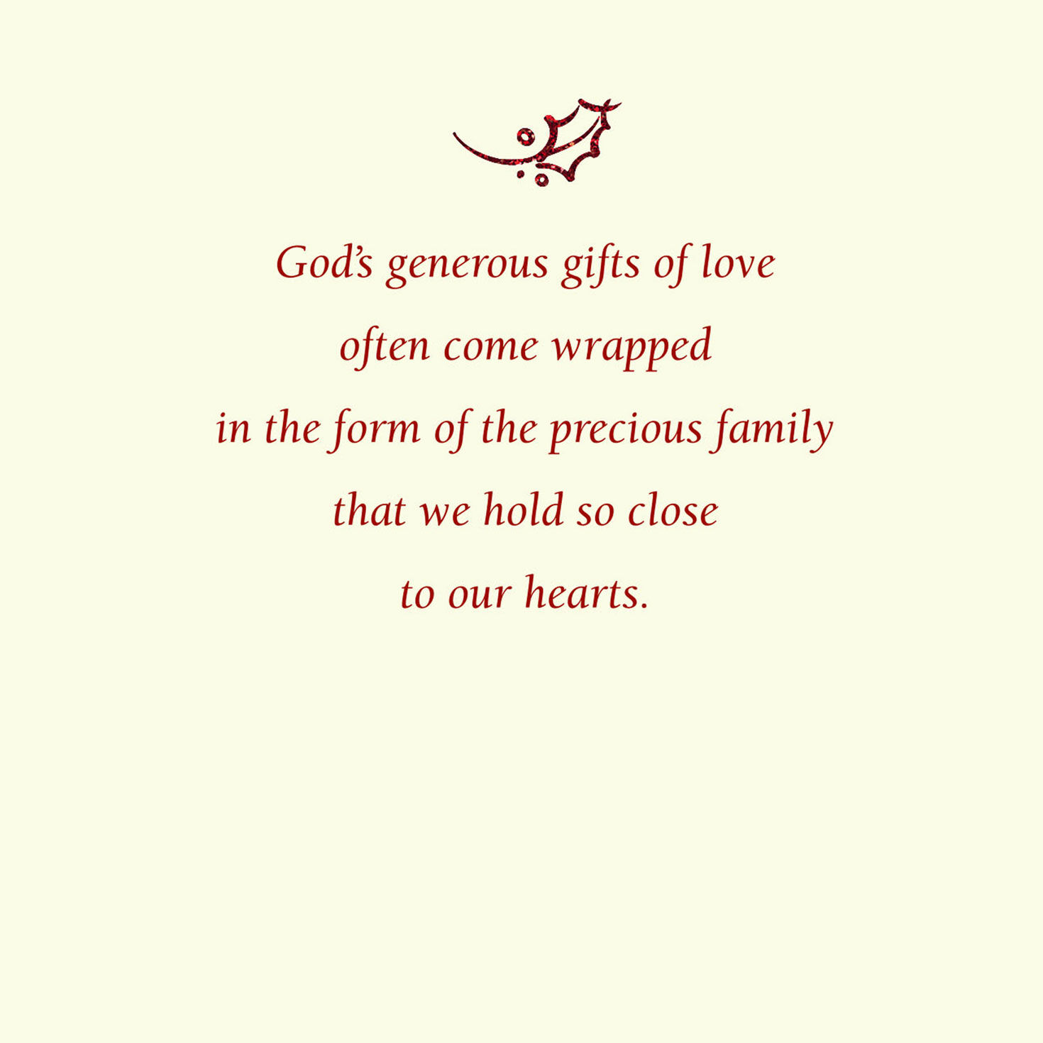 Tablescape Religious Christmas Card for Daughter Sentiment image number 3