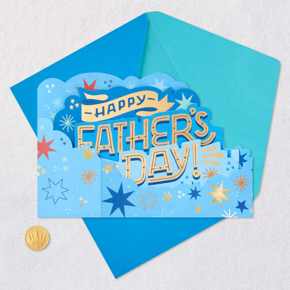 You're a Great Dad 3D Pop-Up Father's Day Card for Dad, , large image number 5