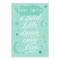 Personalized Moon and Stars on Teal New Baby Card  image number 2