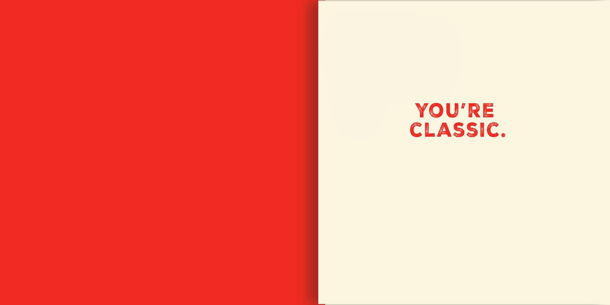 You're a Classic Musical Birthday Card