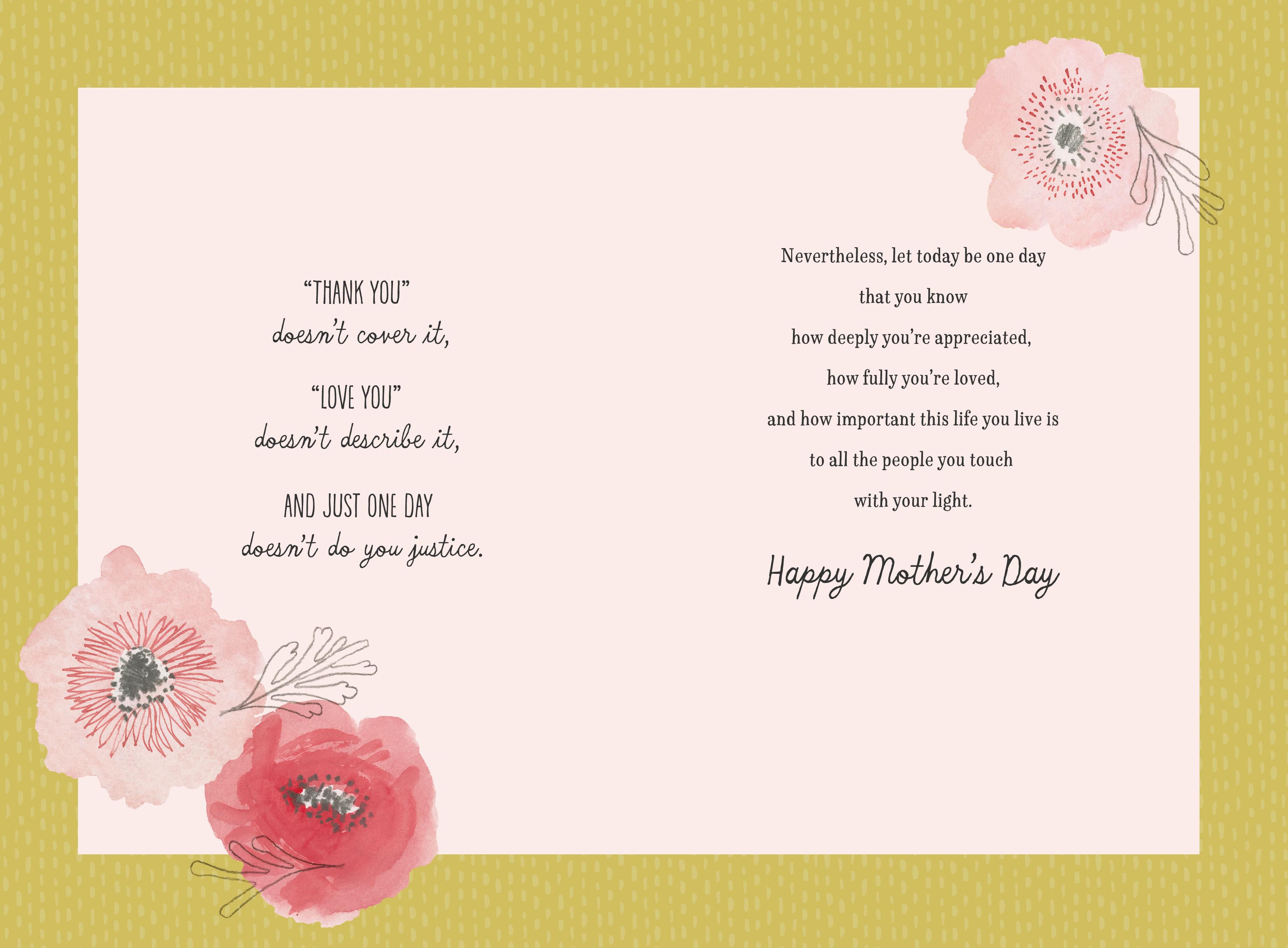 A Mom's Voice Mother's Day Card