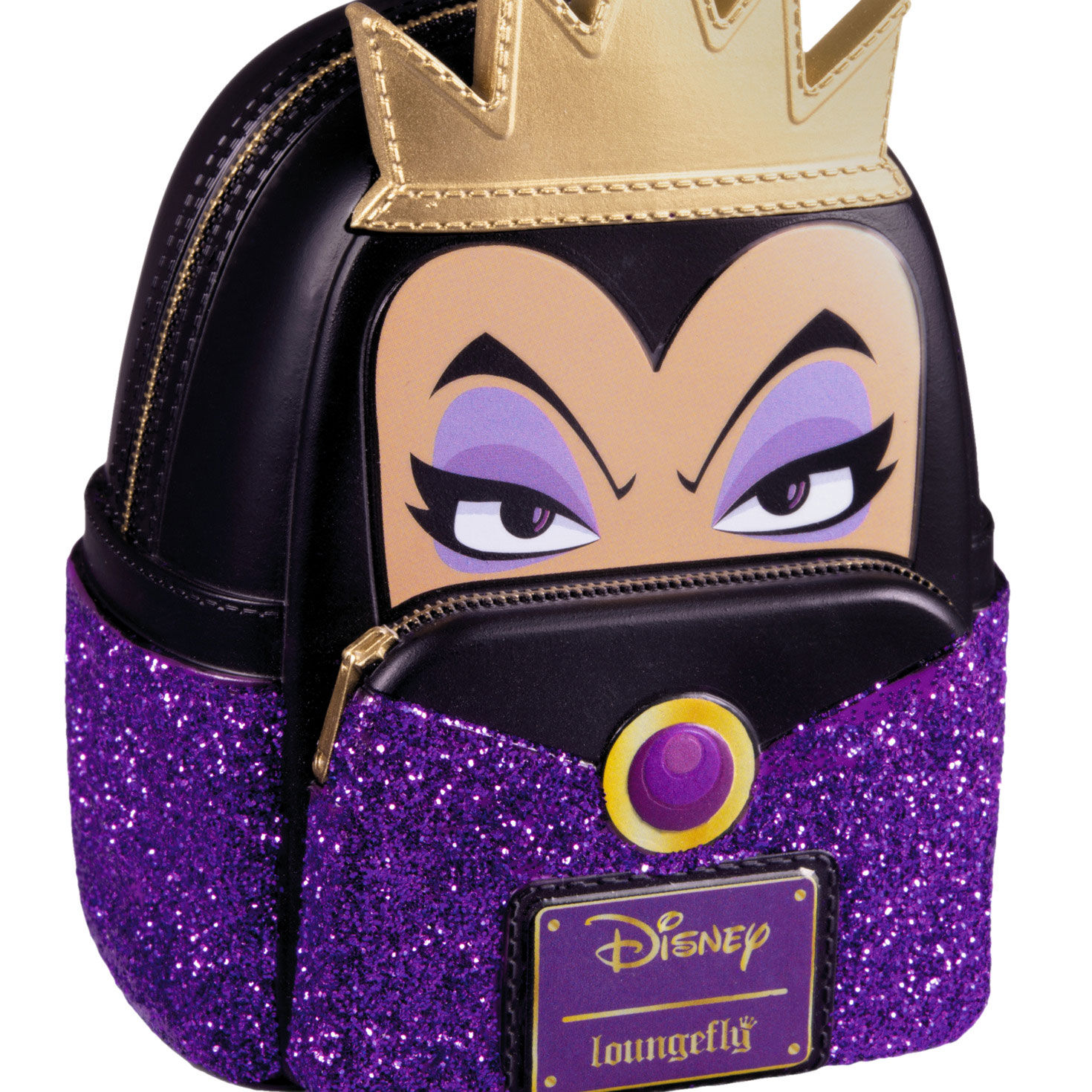 Evil Queen Loungefly Backpack Christmas Ornament closeup view image number 5