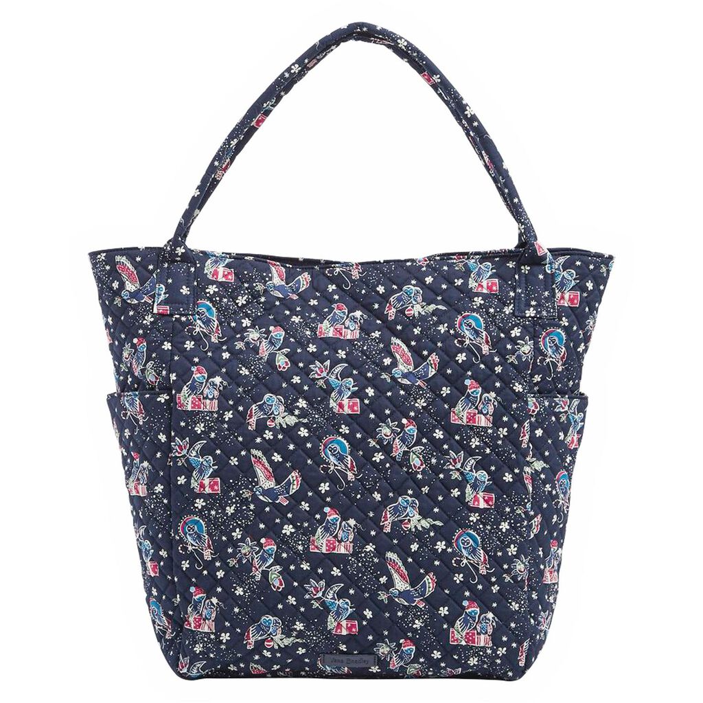 Vera Bradley Bright Tote in Holiday Owls Handbags & Purses Hallmark