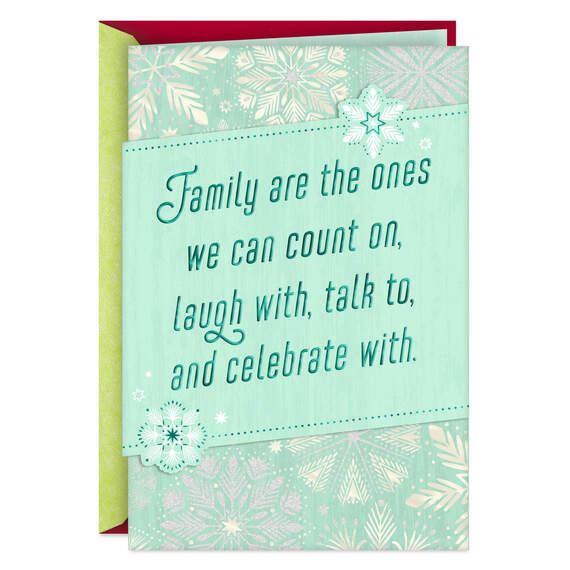 You're Like Family to Me Christmas Card, , large image number 1