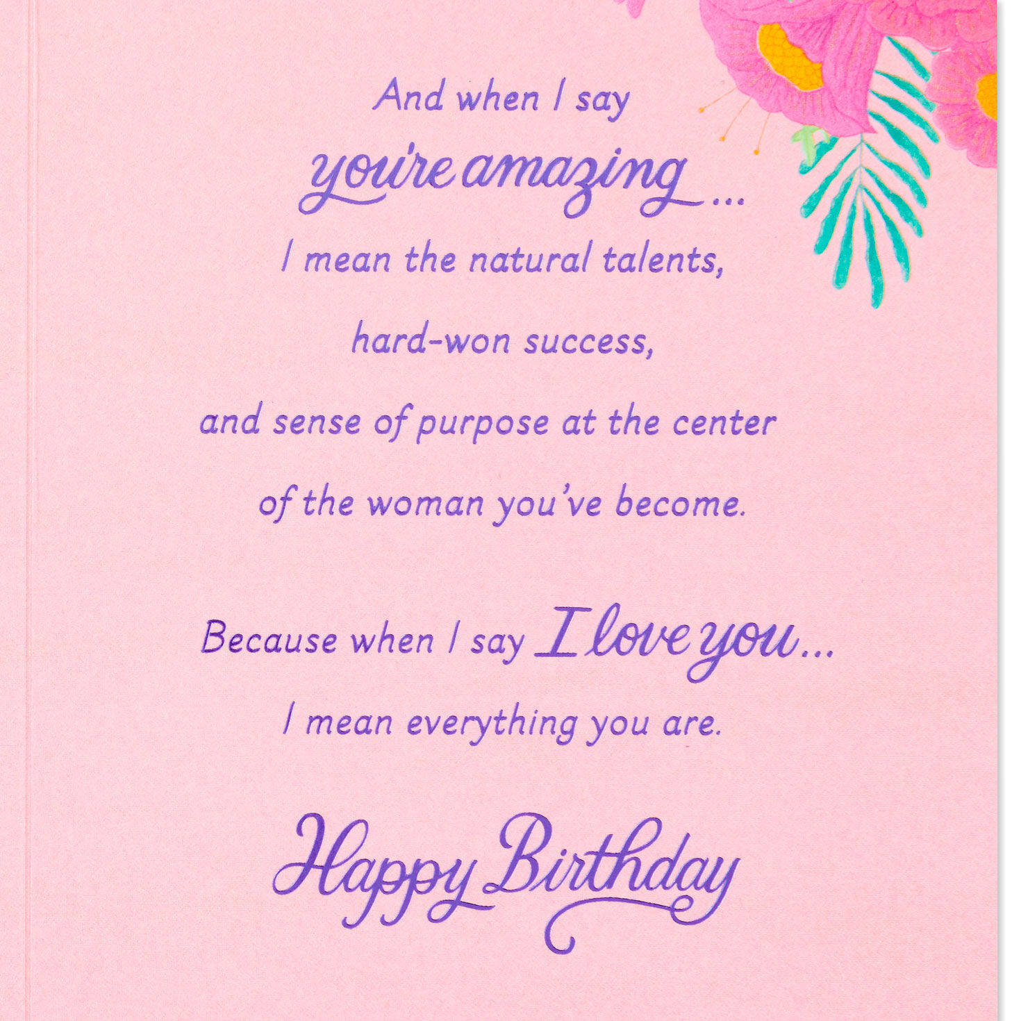 Details about   On Your Birthday Daughter Hallmark Expressions Birthday Greeting Card 