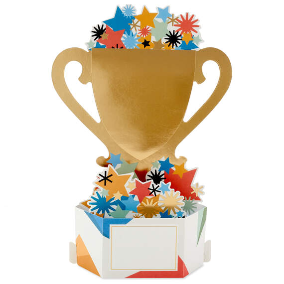 World's Best Dad Trophy 3D Pop-Up Father's Day Card, , large image number 2