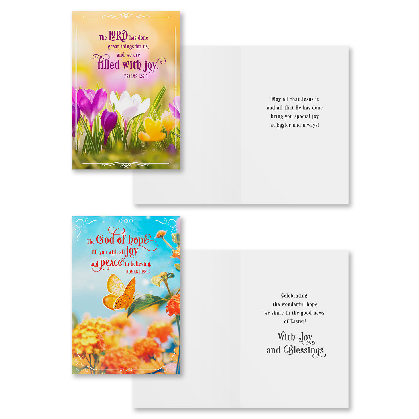 Floral Photos Christian Easter Cards Assortment Card Front with Sentiment image number 4