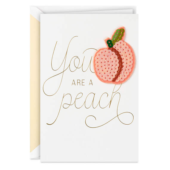 You Are a Peach Thank-You Card