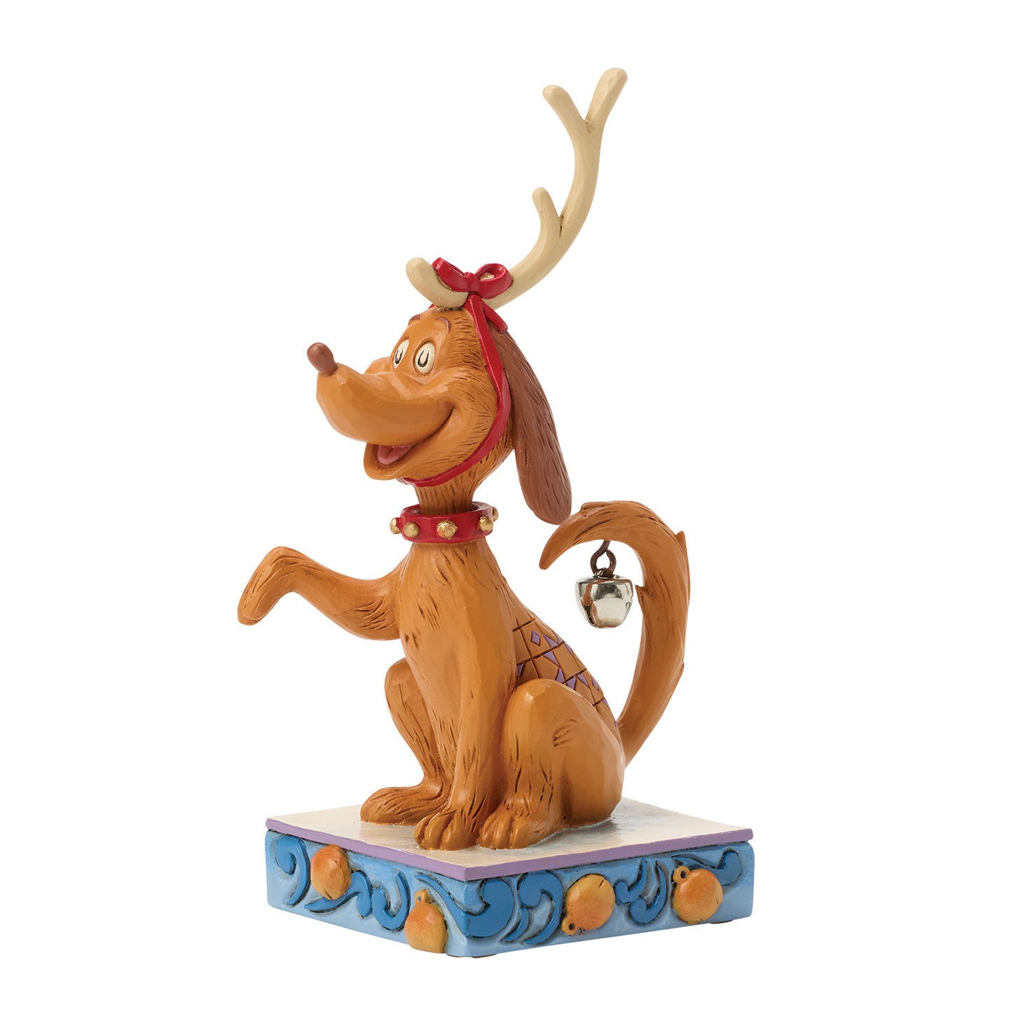 Jim Shore Grinch Max the Dog Statue side image number 3
