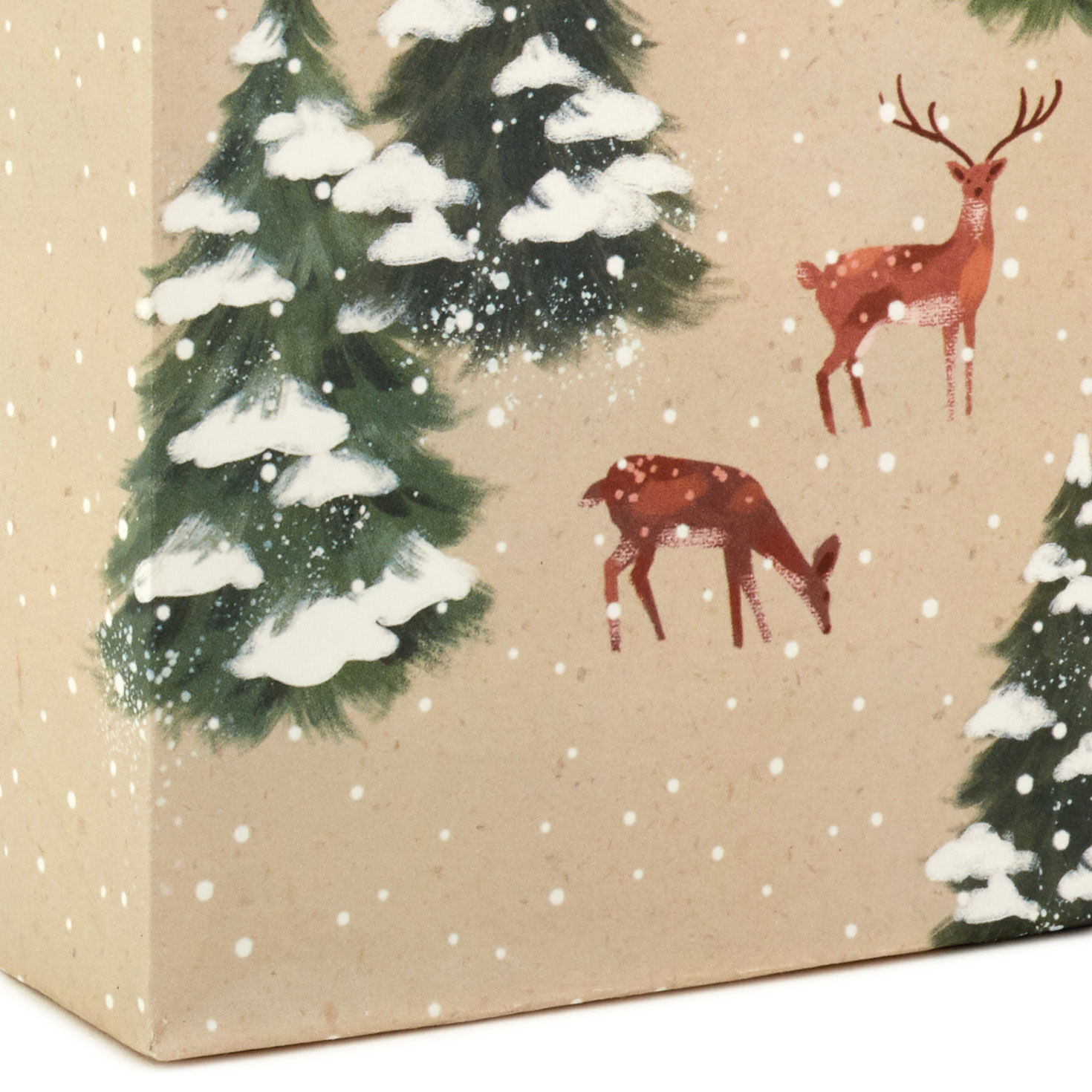 Assorted Rustic Mini Holiday Gift Bags Base/Side Detail image number 6