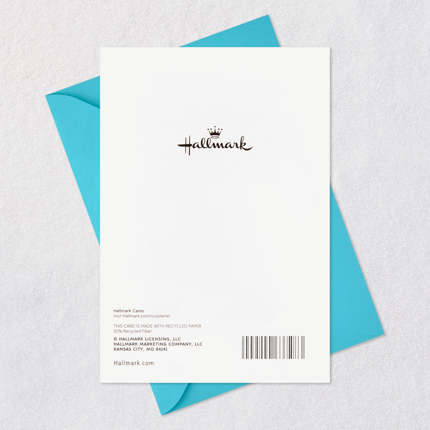 Floral Wreath With Trumpet Vine Thank-You Card Card Back with Envelope image number 7