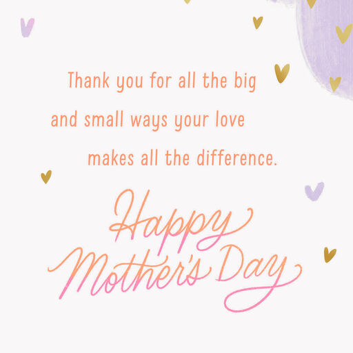 Mom Love Is Strong Love Video Greeting Mother's Day Card for Mom, 