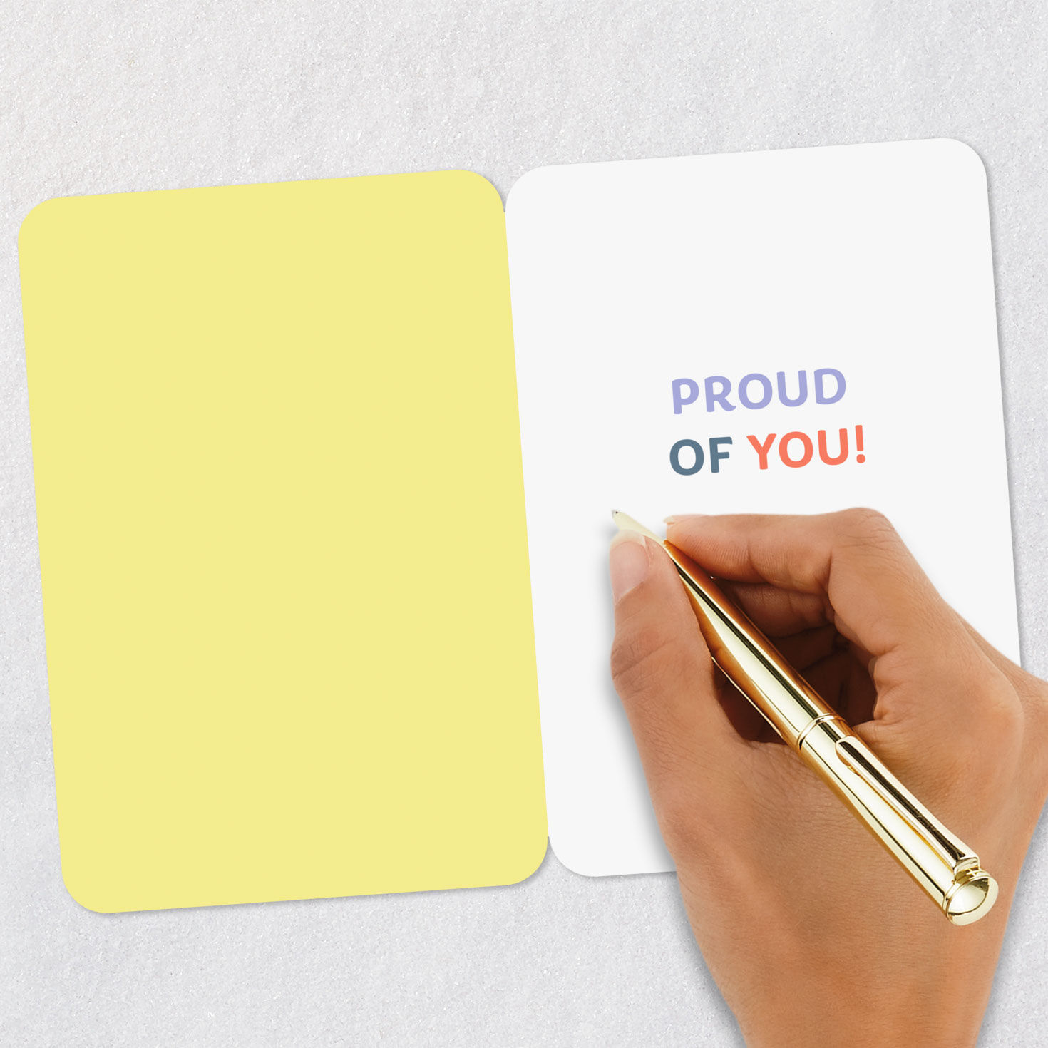 Dang Proud Colorful Lettering Congratulations Card Signing card image number 6