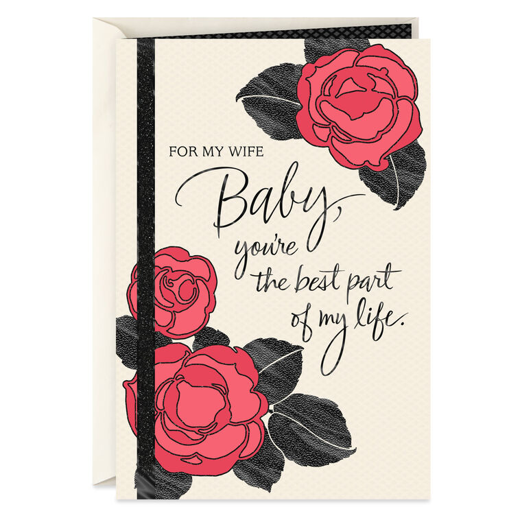 You're the Best Part of My Life Anniversary Card for Wife