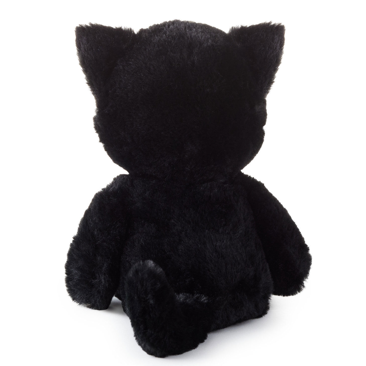 Black Cat Halloween Plush back image number 2
