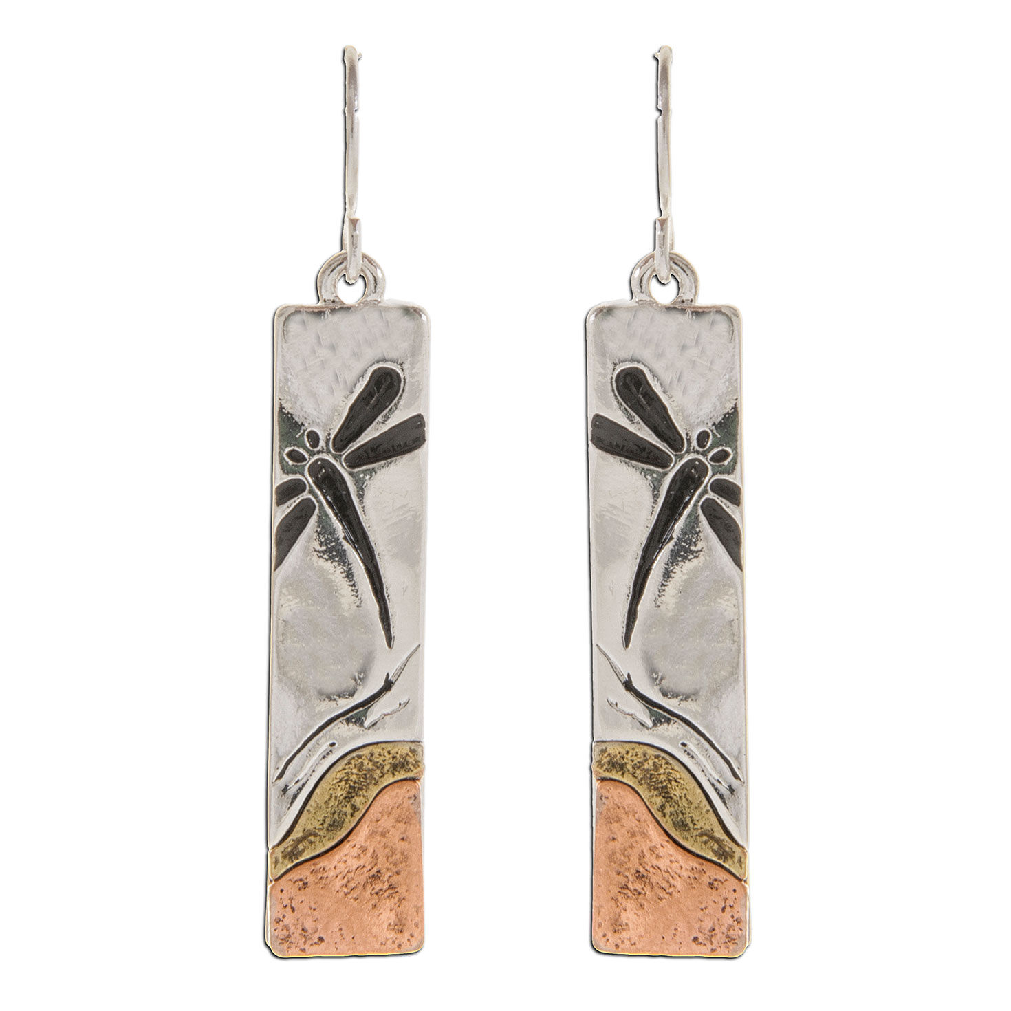 Rain Jewelry Dragonfly Landscape Metal Earrings for only USD 15.00 | Hallmark