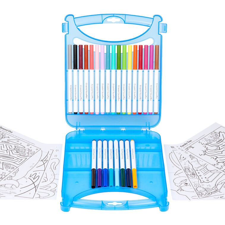 Crayola Super Tip Washable Markers and Paper Set, , large image number 1