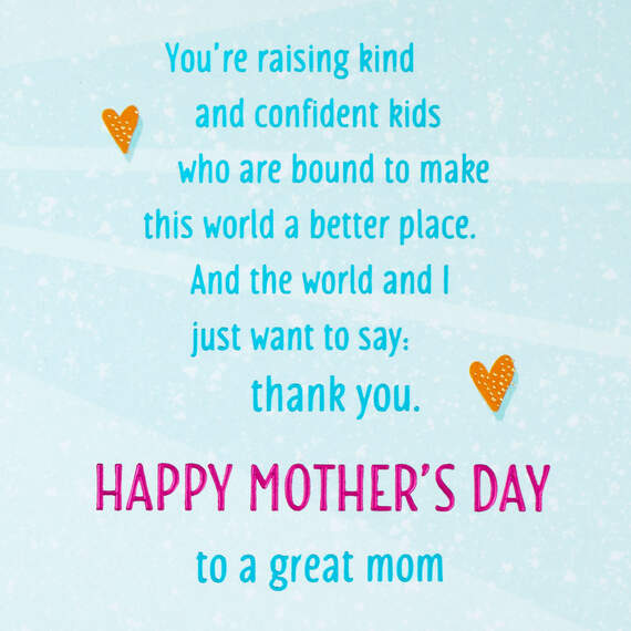 Thanks for Using Your Mom Powers for Good Mother's Day Card, , large image number 2
