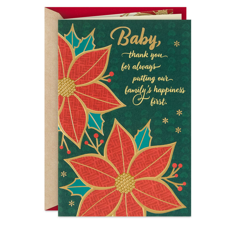 You Make Us a Beautiful Home Romantic Christmas Card for Partner