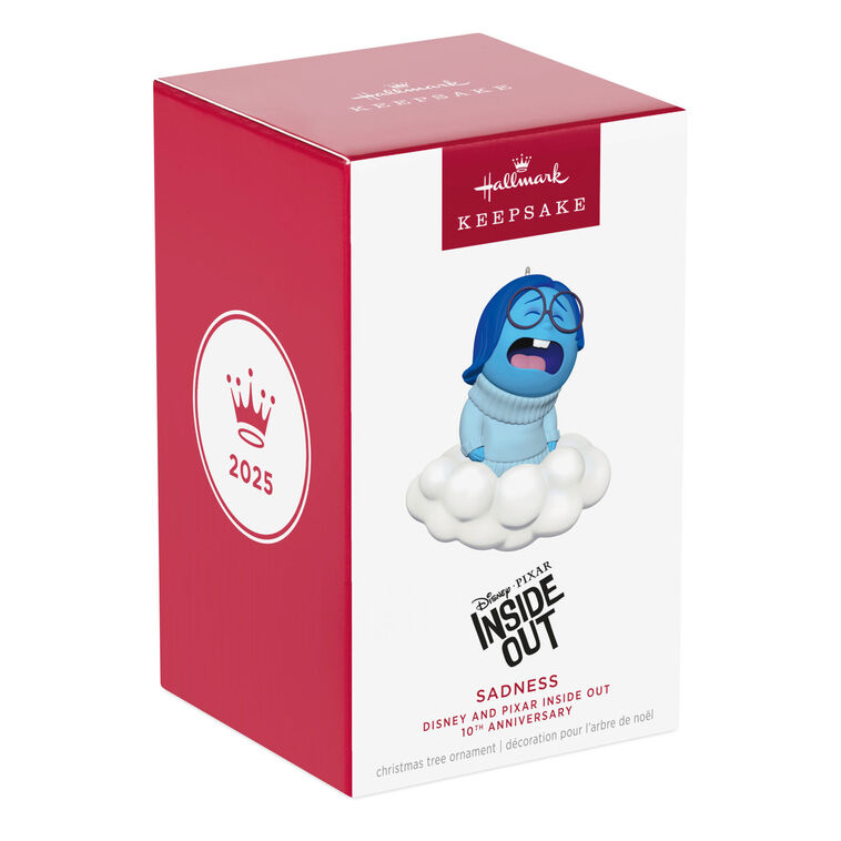 Inside Out Sadness on Cloud Keepsake Ornament Packaging Front image number 7