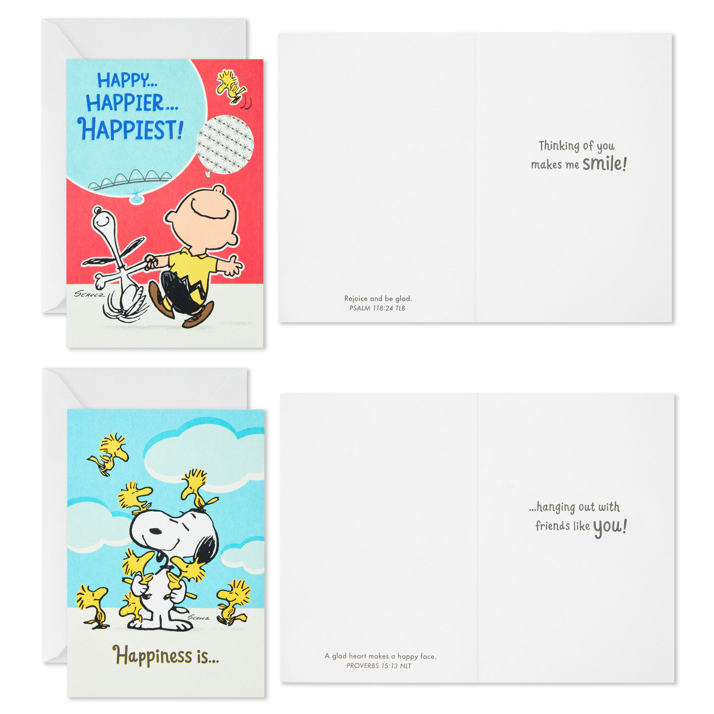 Peanuts DaySpring Thinking of You Cards Assortment Card Front with Sentiment image number 4