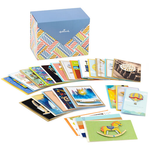 Assorted All-Occasion Cards in Organizer Box, Box of 24, 