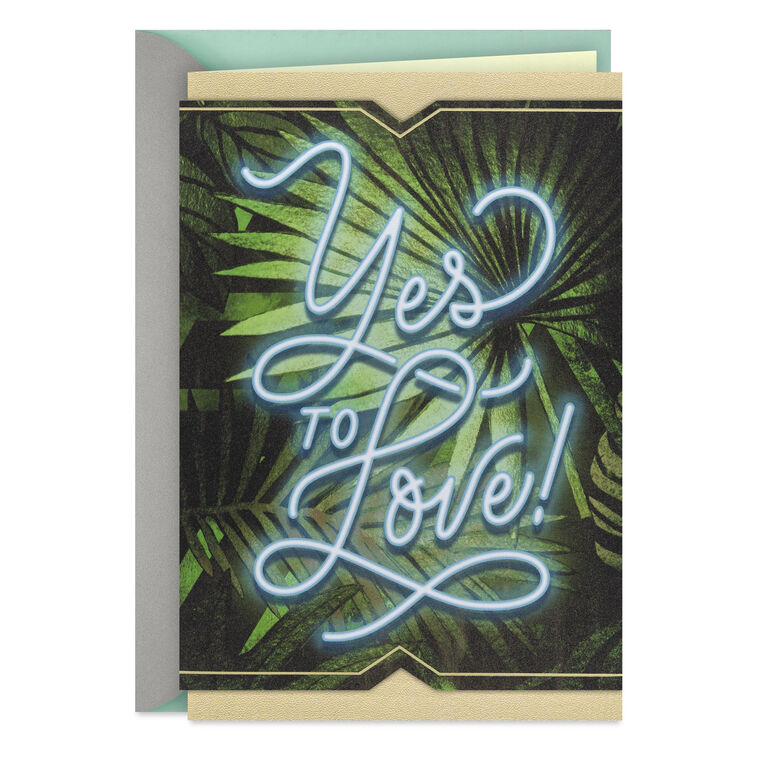 Yes to Love Bridal Shower Card