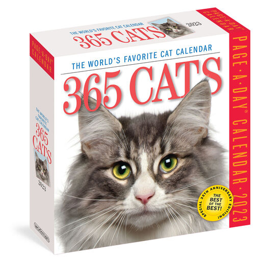 2023 365 Cats Daily Desktop Calendar, 