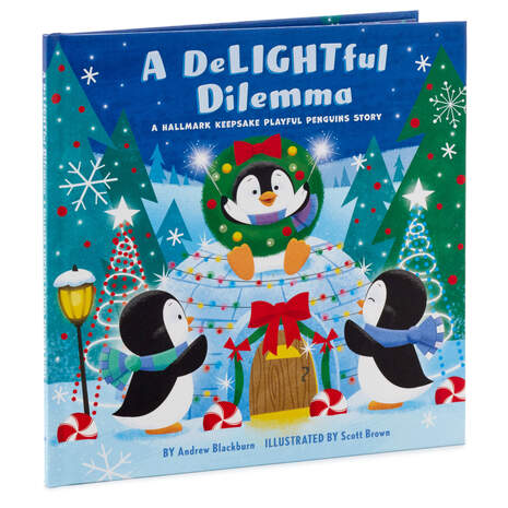 A DeLIGHTful Dilemma: A Hallmark Keepsakes Playful Penguins Story Book, , large
