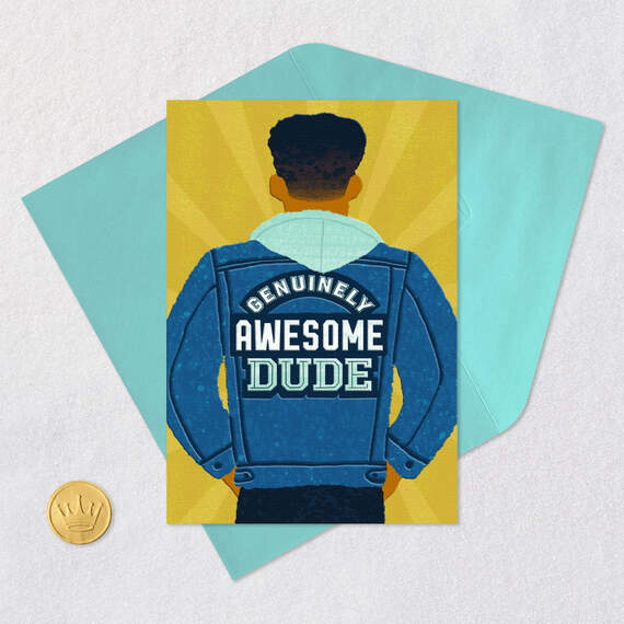 You're An Awesome Dude Birthday Card for Him, , large image number 5