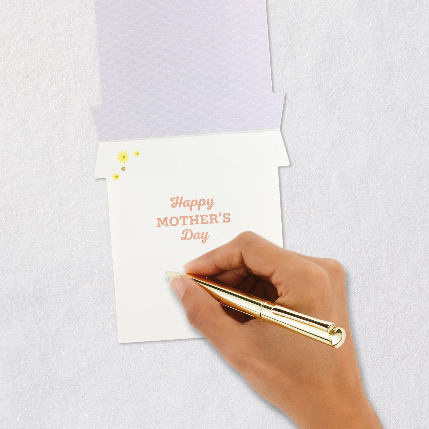 Home and Windows Paper Craft Mother's Day Card Signing card image number 6