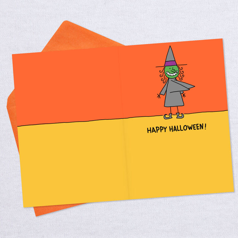 Pointy Witch Hats Funny Halloween Card, , large image number 3