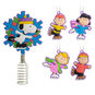 Mini Peanuts® Hallmark Tree Topper and Ornaments, Set of 5, , large image number 1