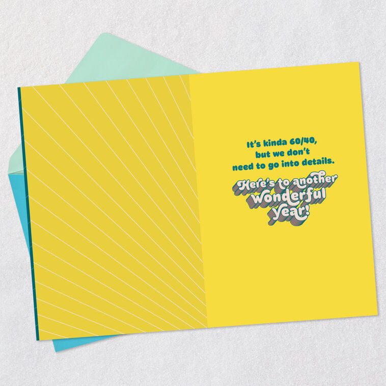 Adorable Couple Funny Anniversary Card, , large image number 3
