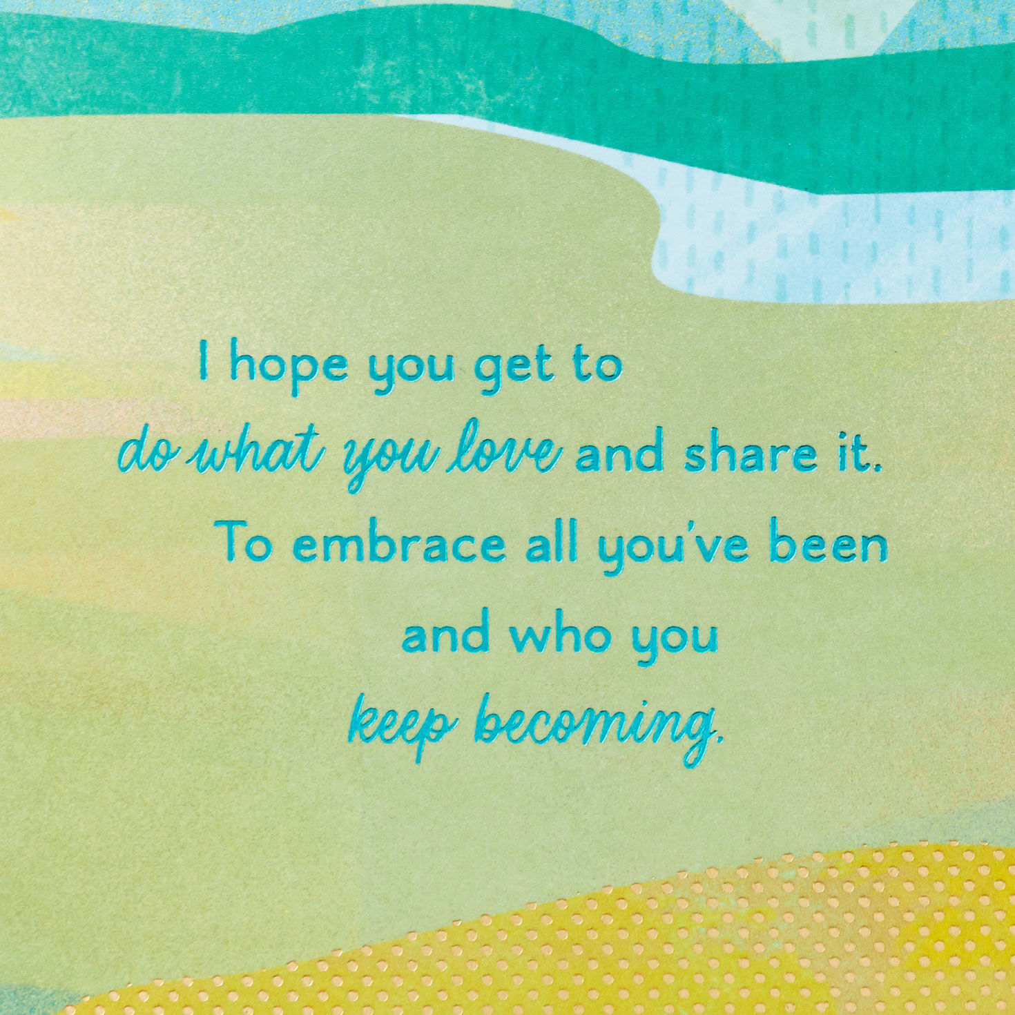 Hoping So Many Good Things Birthday Card, , large image number 2