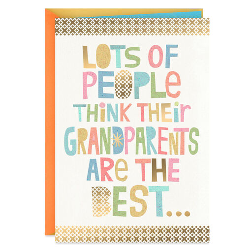 You're the Best Grandparents Day Card, 