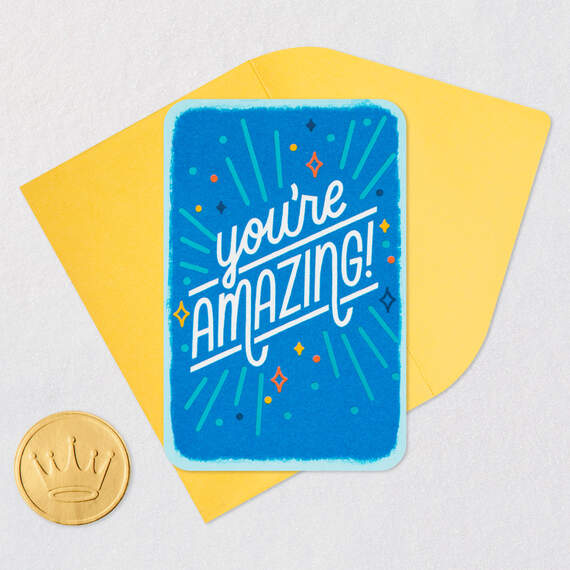 3.25" You're Amazing Blank Card, , large image number 5