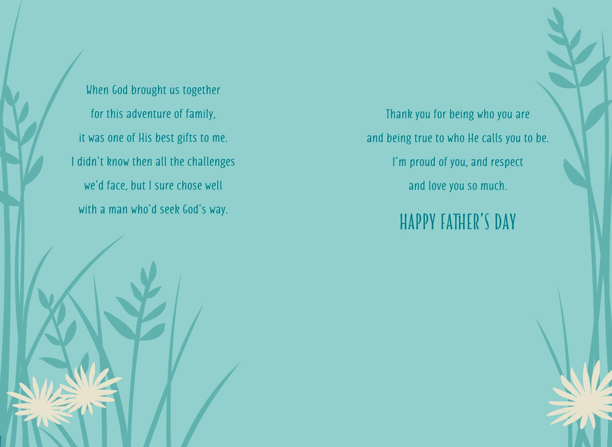 We're a Team Father's Day Card
