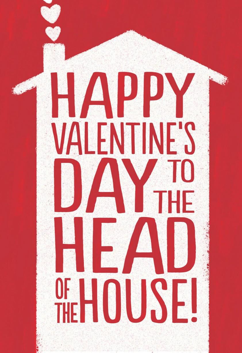 Valentine's Day Card for the Man of the House