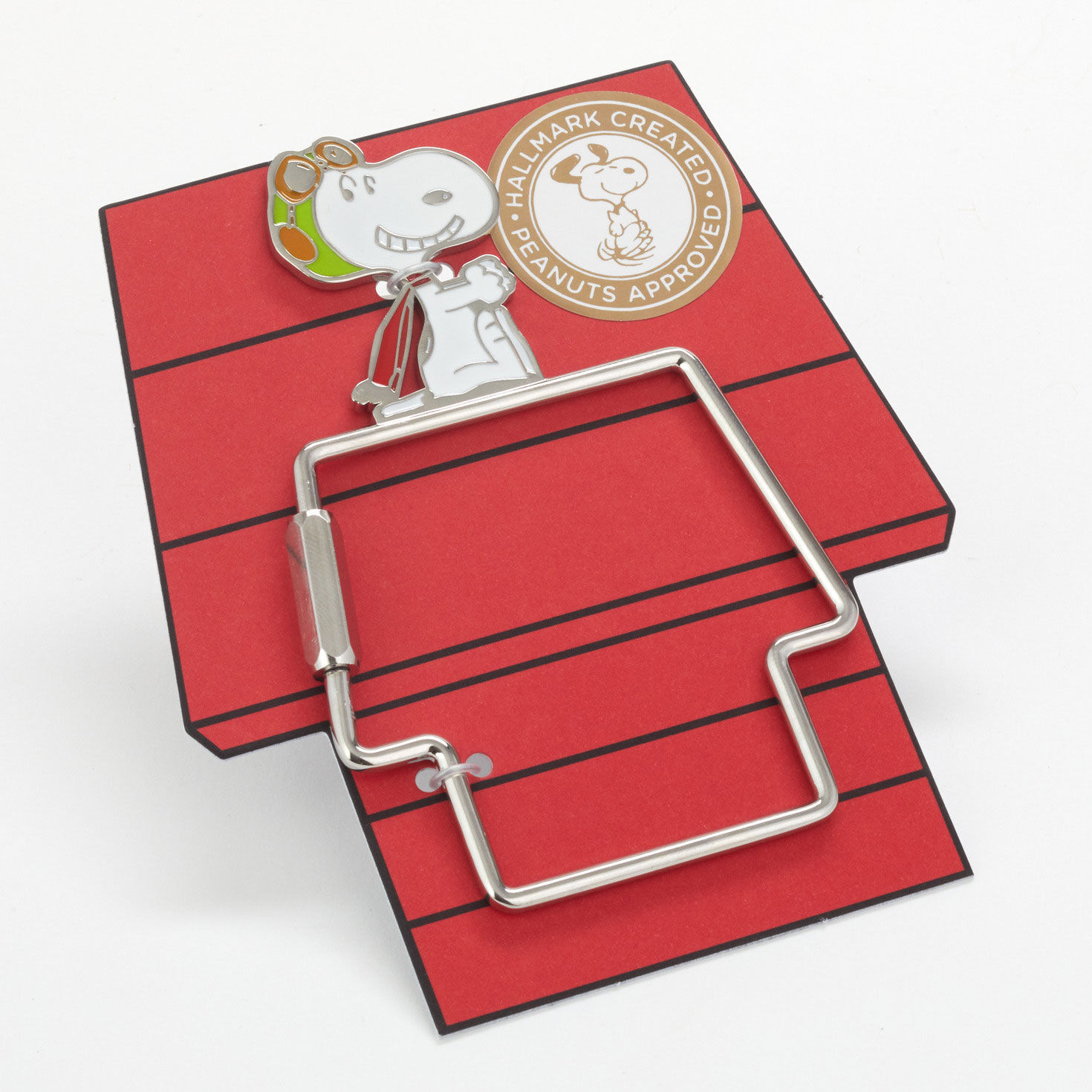 Peanuts&reg; Snoopy the Flying Ace Doghouse-Shaped Keychain, , large image number 4