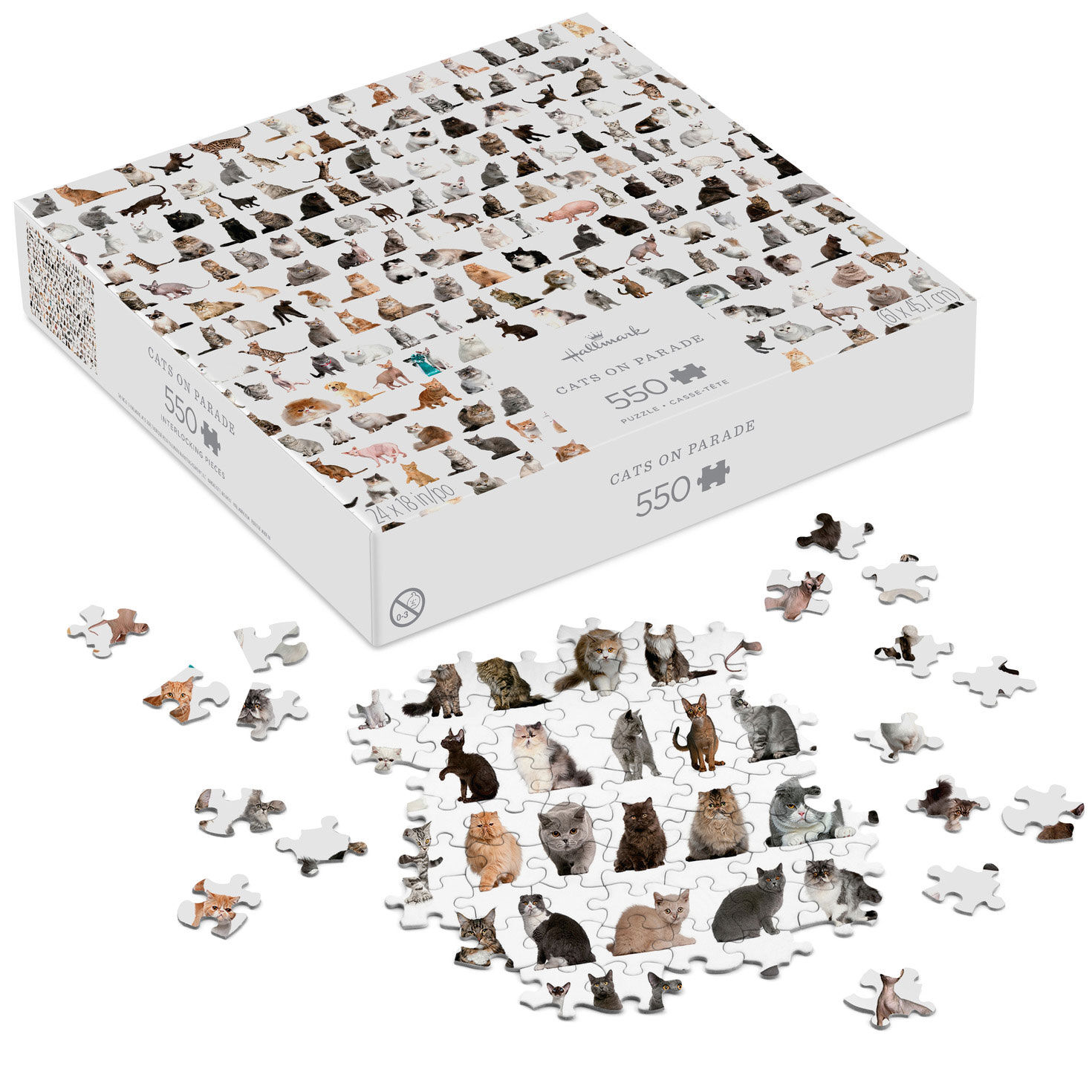 Cats on Parade 550-Piece Jigsaw Puzzle for only USD 19.99 | Hallmark