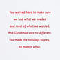 Good Home, Family and Love Christmas Card for Parents, , large image number 2