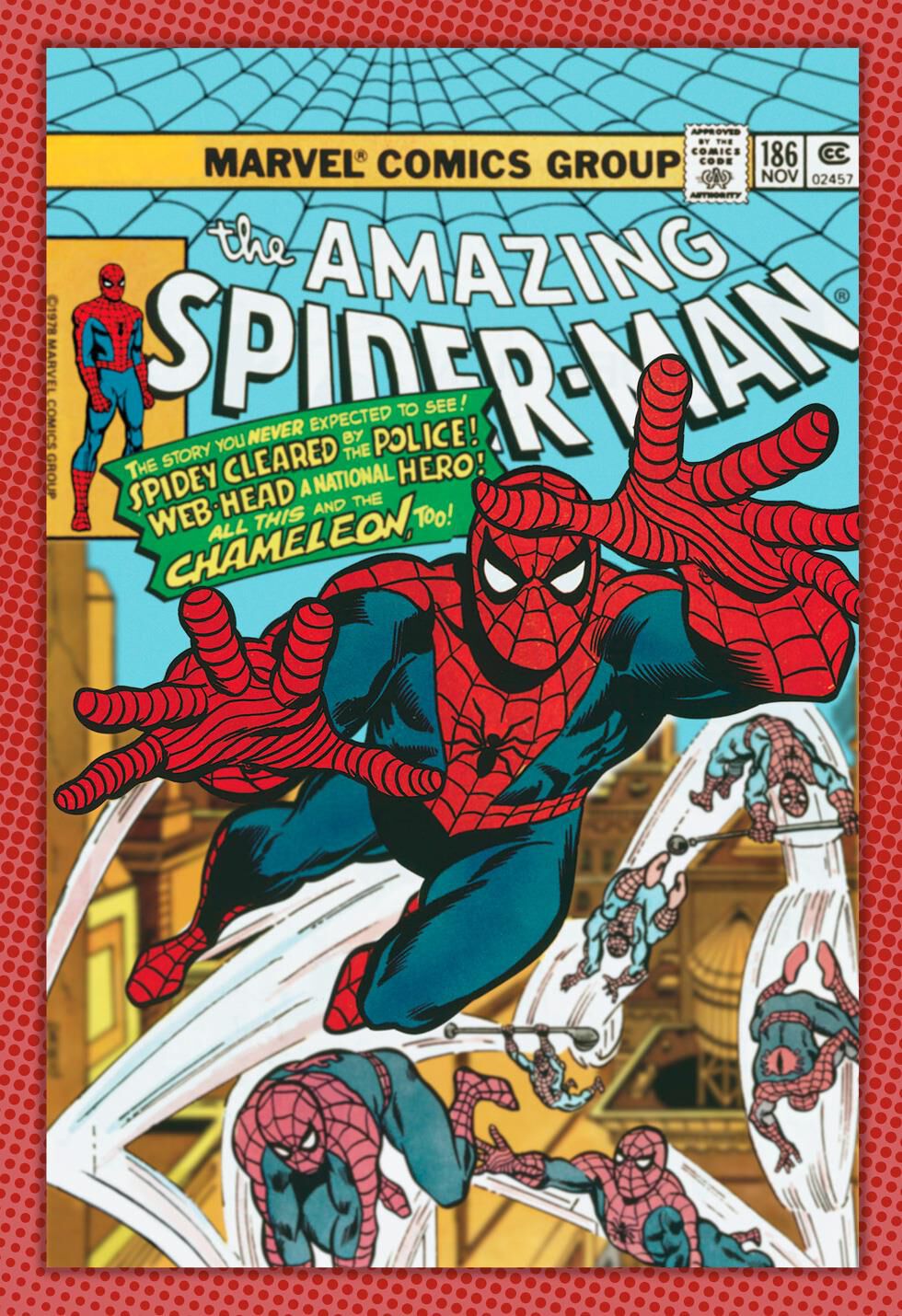 Marvel The Amazing Spider-Man Comic Book Cover Father's Day Card
